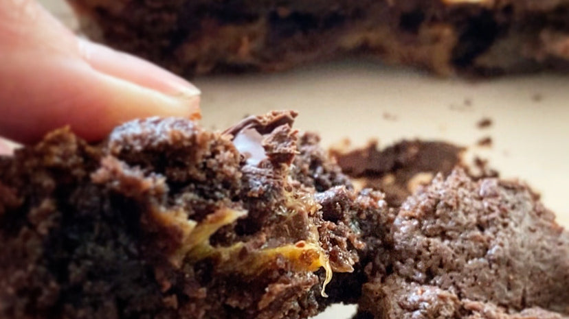 Smoked Caramel Brownies