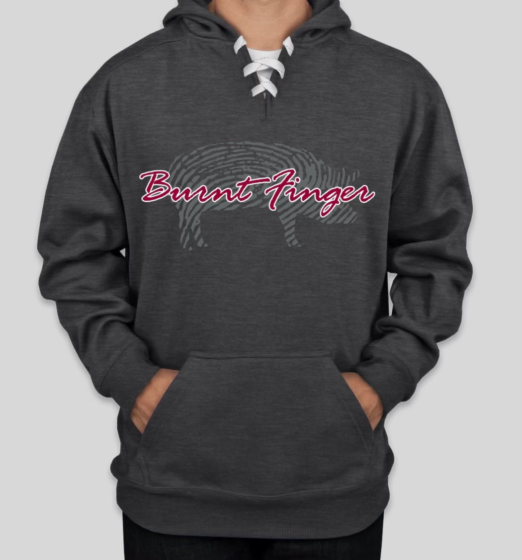 Burnt Finger BBQ hockey hoodie