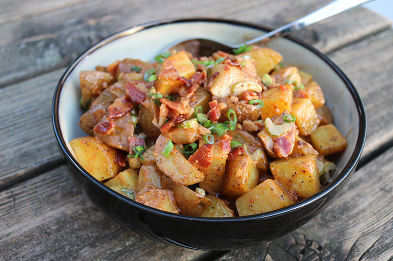 Grilled BBQ Potato Salad from Burnt Finger BBQ