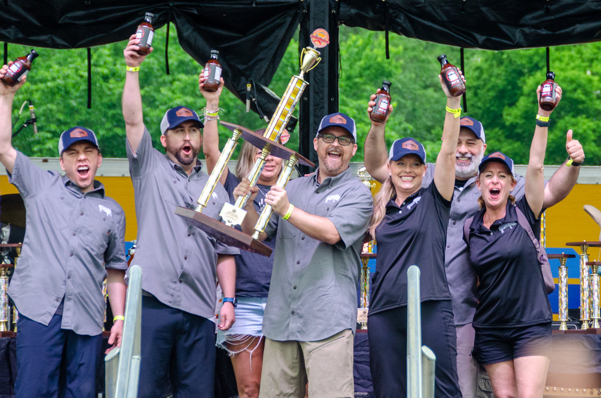 Burnt Finger BBQ winning best sauce at Memphis in May