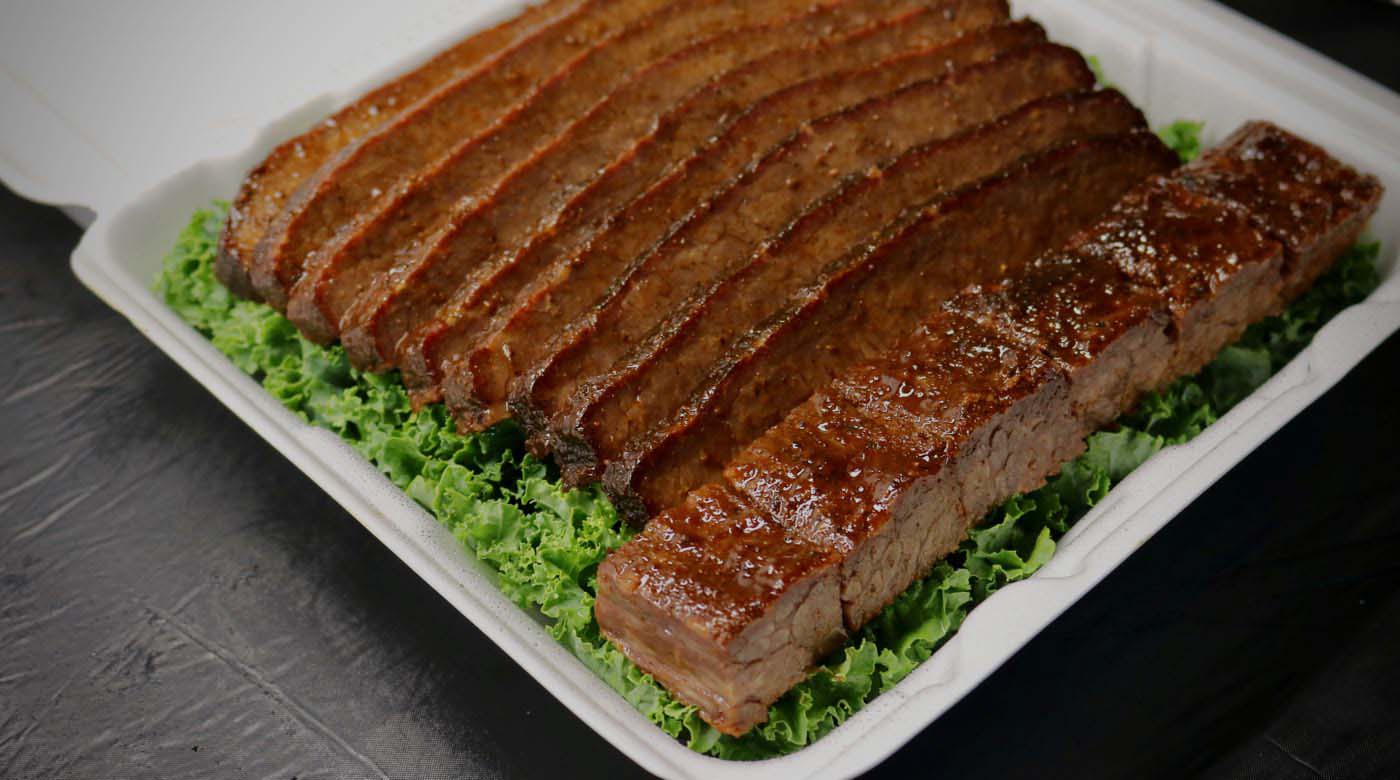 Brisket and burnt ends turn in box by Burnt Finger BBQ
