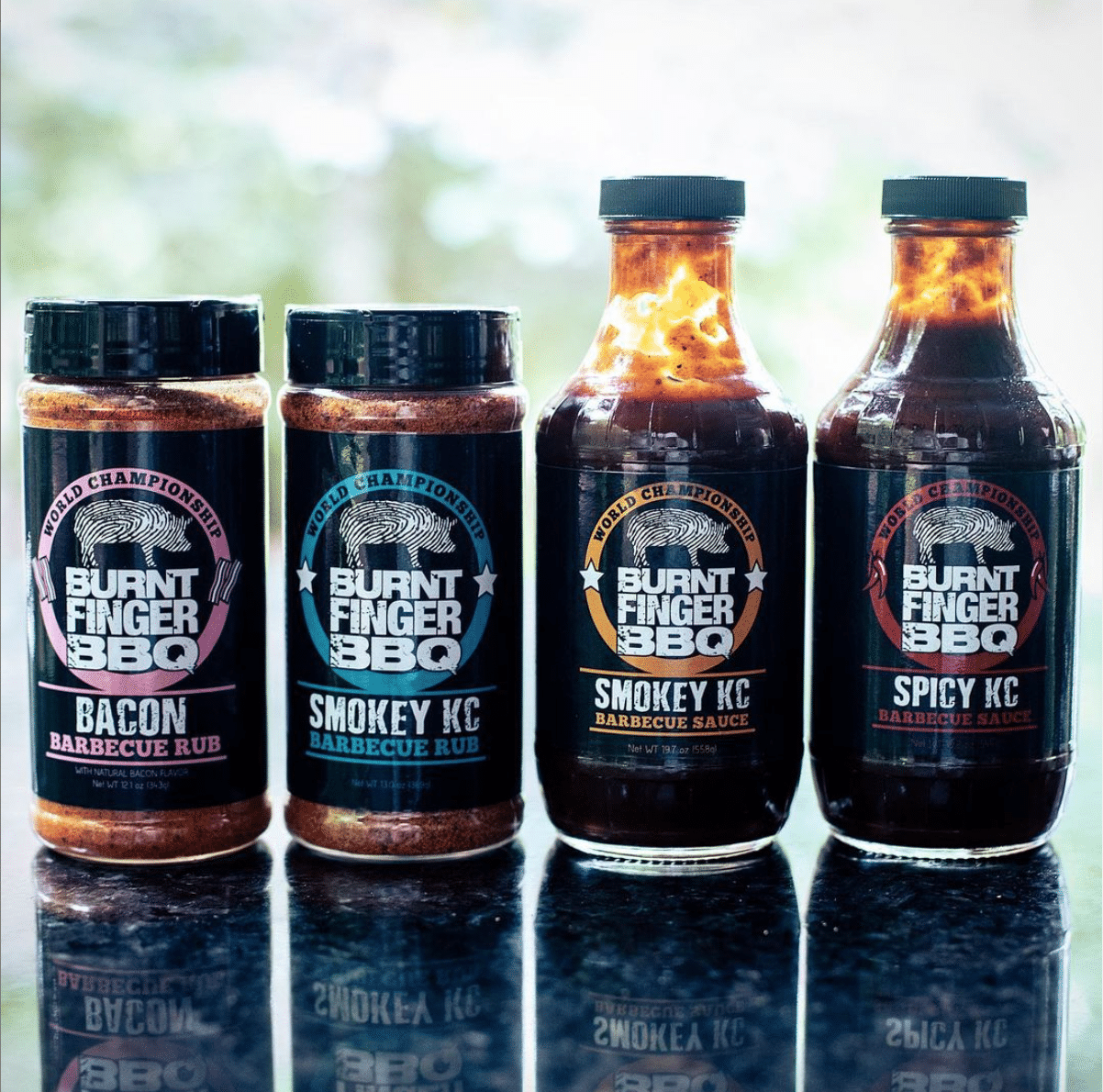 Sauces and seasoning from Burnt Finger BBQ
